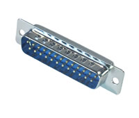 Z��cze m�skie D-SUB lutowane - DB 25(M) 