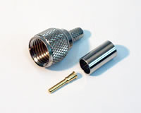 Z��cze m�skie UHF mini zaciskane na przew�d (RG58) 