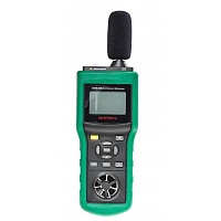 MS6300 - miernik parametr�w �rodowiskowych: temperatura, wilgotno��, nat�enie �wiat�a, d�wi�ku, anemometr