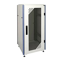 Szafa stoj�ca 24U 19", OptiRACK PLUS Light, 1200x600x600 mm (wys,szer,g�), drzwi szklane