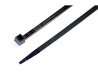 Opaski kablowe, 4,8 x 200 mm, czarne
