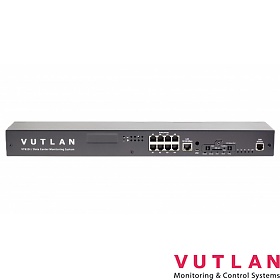 Vutlan VT825tt, Kontroler IP 19" 1U; redundantne zasilanie; 8x analog; 16x styki bezpotencjaowe; 1x CAN