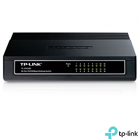 TP-Link TL-SF1016D, Switch niezarzdzalny, 16x 10/100 RJ-45, desktop