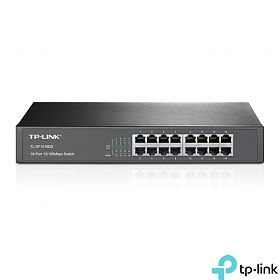 TP-Link TL-SF1016DS, Switch niezarzdzalny, 16x 10/100 RJ-45, desktop