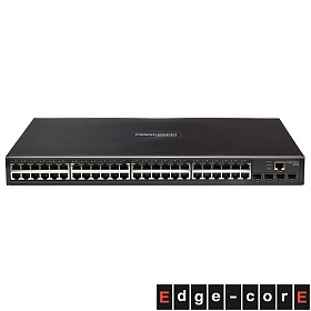 Edge-corE ES4548D, Switch gigabitowy, zarzdzalny, 44x 1Gb RJ-45, 4x slot SFP / RJ-45, stackowalny IP, IPv6, 19"