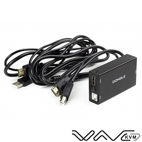 KVM adapter, Wave KVM, RJ-45 na USB+HDMI , kat.5 (WK-C5HDMI)