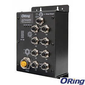 ORing TGXS-1080-M12, Switch niezarzdzalny, przemysowy, 8x 10/100/500/1000 M12