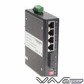 Switch niezarzdzalny, 4x 10/1000 RJ-45 + 2x 1000 SFP (Wave Optics WO-IS-2GF4GC)