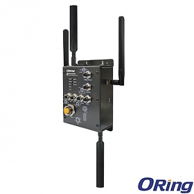 TGAR-2062+-4GS-M12, Bezprzewodowy przemysowy router 4G/LTE, EN50155, 2x 10/100/1000 M12 (LAN) + 1x 802.11b/a/g/n (WLAN)