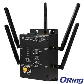 TAR-3120-M12, Bezprzewodowy router przemysowy 3G, EN50155, 2x 10/100 LAN (M12) + 1x 802.11a/b/g (WLAN) + Modem GSM 
