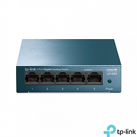 TP-Link LS105G, Switch niezarzdzalny, 5x 10/100/1000 RJ-45, desktop