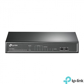 TP-Link TL-SF1008LP, Switch niezarzdzalny, 8x 10/100 RJ-45, PoE, desktop