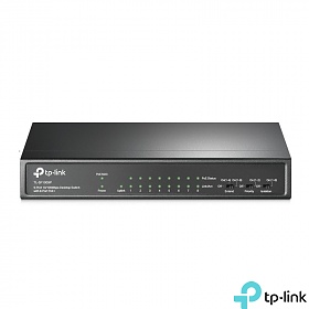TP-Link TL-SF1009P, Switch niezarzdzalny, 9x 10/100 RJ-45, PoE+, desktop