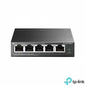 TP-Link TL-SG1005LP, Switch niezarzdzalny, 5x 10/100/1000 RJ-45, PoE+, desktop