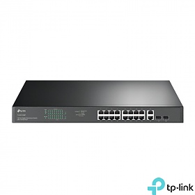 TP-Link TL-SG1218MP, Switch niezarzdzalny, 18x 10/100/1000 RJ-45, 2x SFP, PoE+