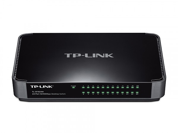 TP-Link TL-SF1024M, Switch niezarzdzalny, 24x 10/100 RJ-45, desktop