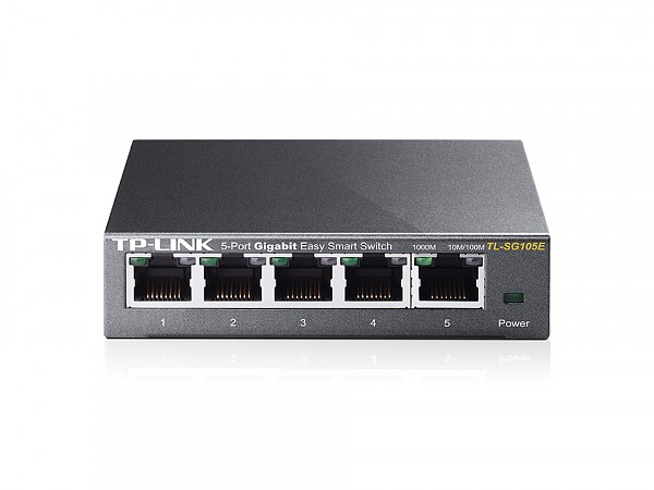 TP-Link TL-SG105E, Switch gigabitowy, niezarzdzalny, 5x 1Gb RJ-45, desktop