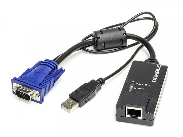KVM adapter, Wave KVM, RJ-45 na USB+VGA , kat.5 (WK-C5USB) 