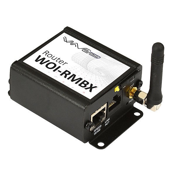 Bezprzewodowy Router M2M, 1x 10/100 (LAN), LTE, 2xSIM (WOI-RMBX-Lx2IO) 