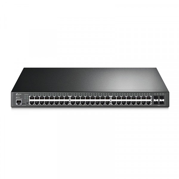TP-Link TL-SG3452P, Switch zarzdzalny, 48x 10/100/1000 RJ-45, 4x slot SFP, PoE+, 19"