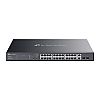 Switch zarządzalny, 26x 10/100/1000 RJ-45, 2x slot SFP, PoE+, 19" (TP-Link ES228GMP)