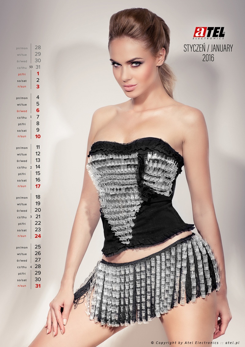 Kalendarz Atel Electronics 2016 - Stycze