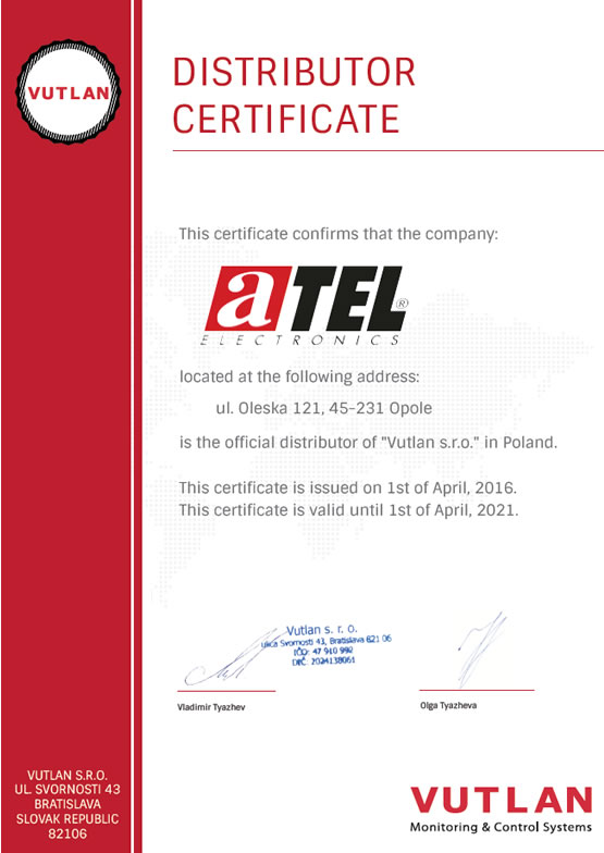 VUTLAN Cert
