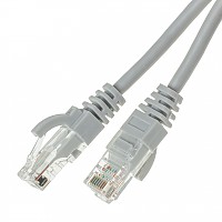 Patchcord UTP-K6; 0,5 m; szary