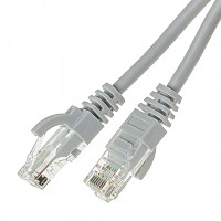 Patchcord UTP-K5e; 25,0 m; szary