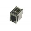 Zcze eskie 5244-011 4p4c, proste, wysoko 15,88 mm, czarne