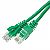 Patchcord UTP-K5e; 1,0 m; zielony; LSOH/LSZH