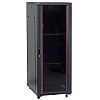 Szafa rack 32U 19", 800mm gł., drzwi szklane, czarna