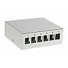 Patch panel na szynę DIN 6-portowy, keystone, bez gniazd