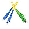 Patchcord LSH/APC-SC/UPC, SM, 9/125, dupleks, włókno G652D, 2 m