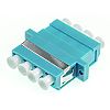 Adapter światłowodowy LC/UPC quad, OM3, wielomodowy