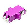 Adapter światłowodowy LC/UPC duplex, OM4, wielomodowy