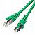 Patchcord S/FTP-K6A (PiMF); 7,0 m; zielony