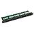 Patch panel 50-portowy, UTP, kat. 3, 1U, 19", zcza typu Krone 8p4c