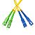 Patchcord światłowodowy SM SC/APC-SC/UPC, 9/125, dupleks, G652D,  10m
