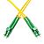 Patchcord światłowodowy jednomodowy LC/APC-LC/APC, 9/125, dupleks, włókno G652D  długość 1m