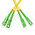 Patchcord światłowodowy SM SC/APC-SC/APC, 9/125, dupleks, G652D, 15m