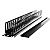 Organizator kabli 1U do szafy rack, grzebieniowy