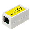 Łącznik modularny, kat. 5e, 2x RJ-45, UTP