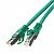 Patchcord S/FTP kat.6A, 5,0m, zielony