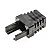 Osłonka wtyku RJ-45 (8p8c), czarna, wewnętrzna