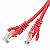 Patchcord UTP, K5e, 10m, czerwony