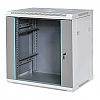 Szafa rack wisząca 12U 19", 590x600x440 mm (wys,szer,gł), drzwi szklane