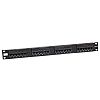 Patch panel 24-portowy, UTP, kat. 5e, 1U, 19", zcza typu IDC 110