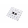 Puszka podtynkowa, kat. 5e, 2x RJ-45, UTP