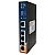 IES-2050A, Switch przemysłowy inteligentny, DIN, 5x 10/100 RJ-45, O-Ring <10ms 